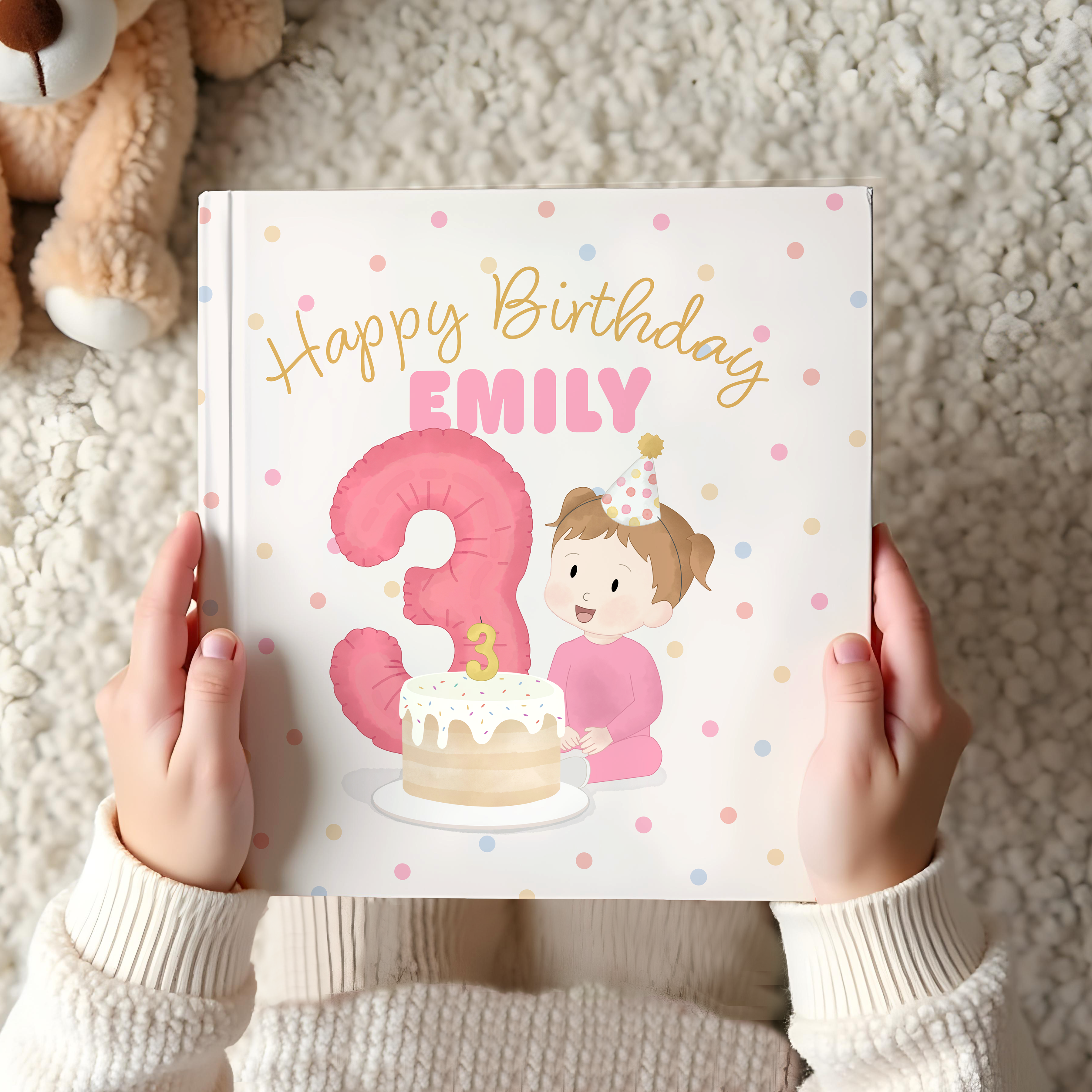 Personalized 3rd Birthday Book
