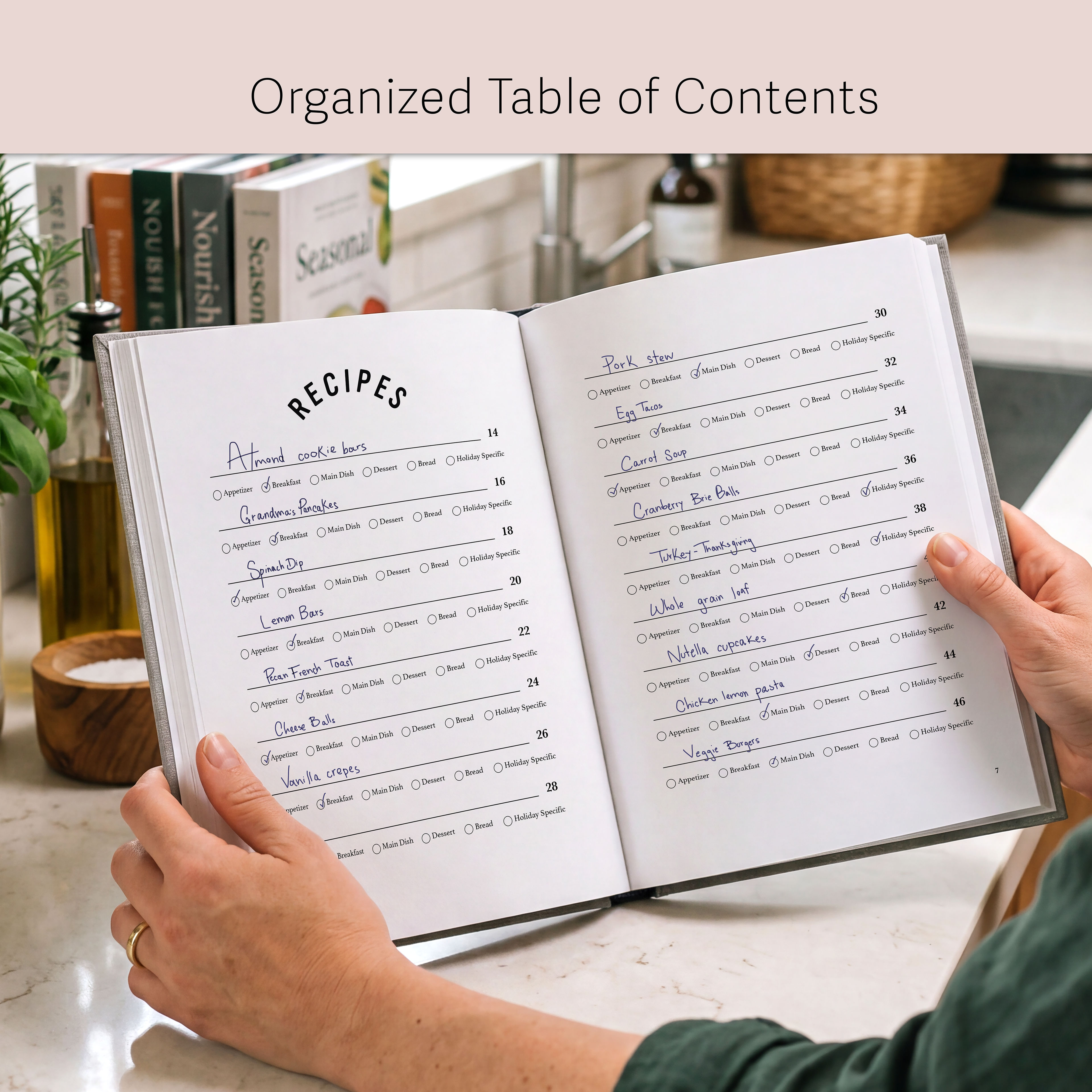 Mother's Day Personalized Recipe Book