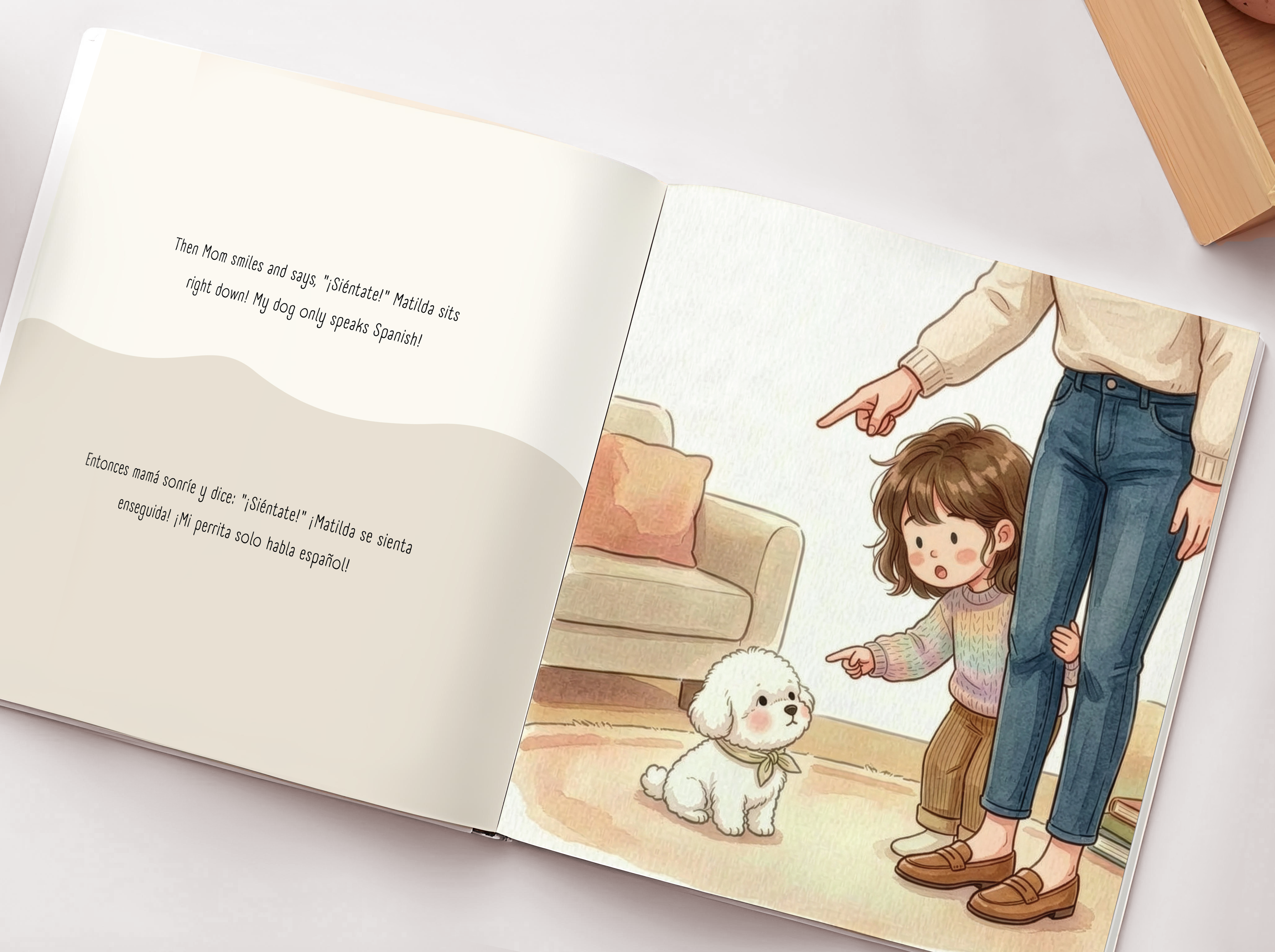 My Dog Only Speaks Spanish! Bilingual Childrens Book