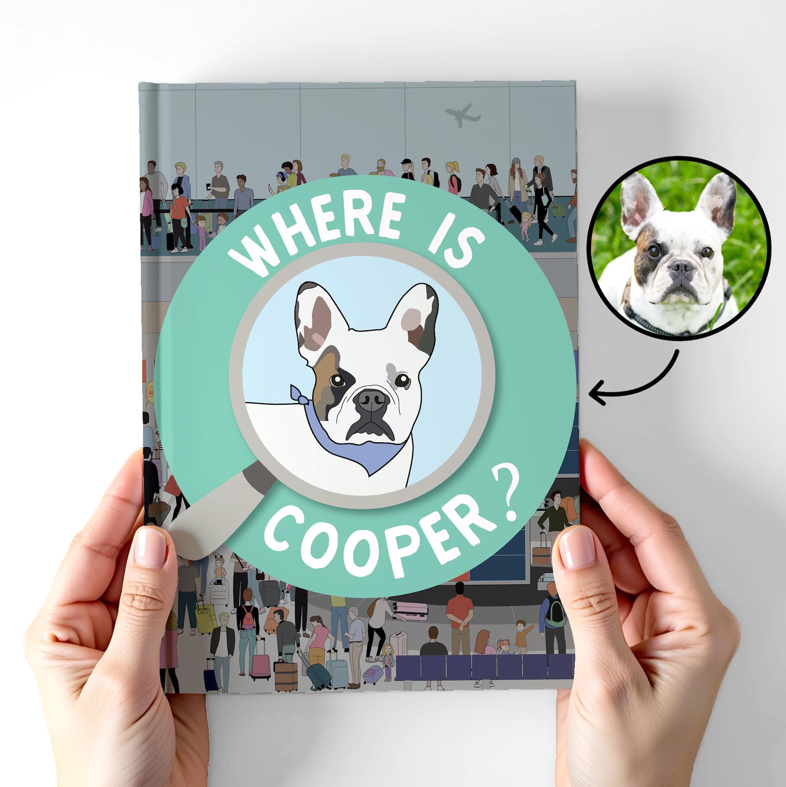 Pet Owner And Pet Search And Find Book | Pet Personalized Book For Dog And Cats